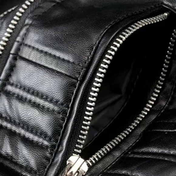 🌙SHEIN Katy Perry’s Picks Faux Leather Biker Jacket🌙 - Picture 6 of 10